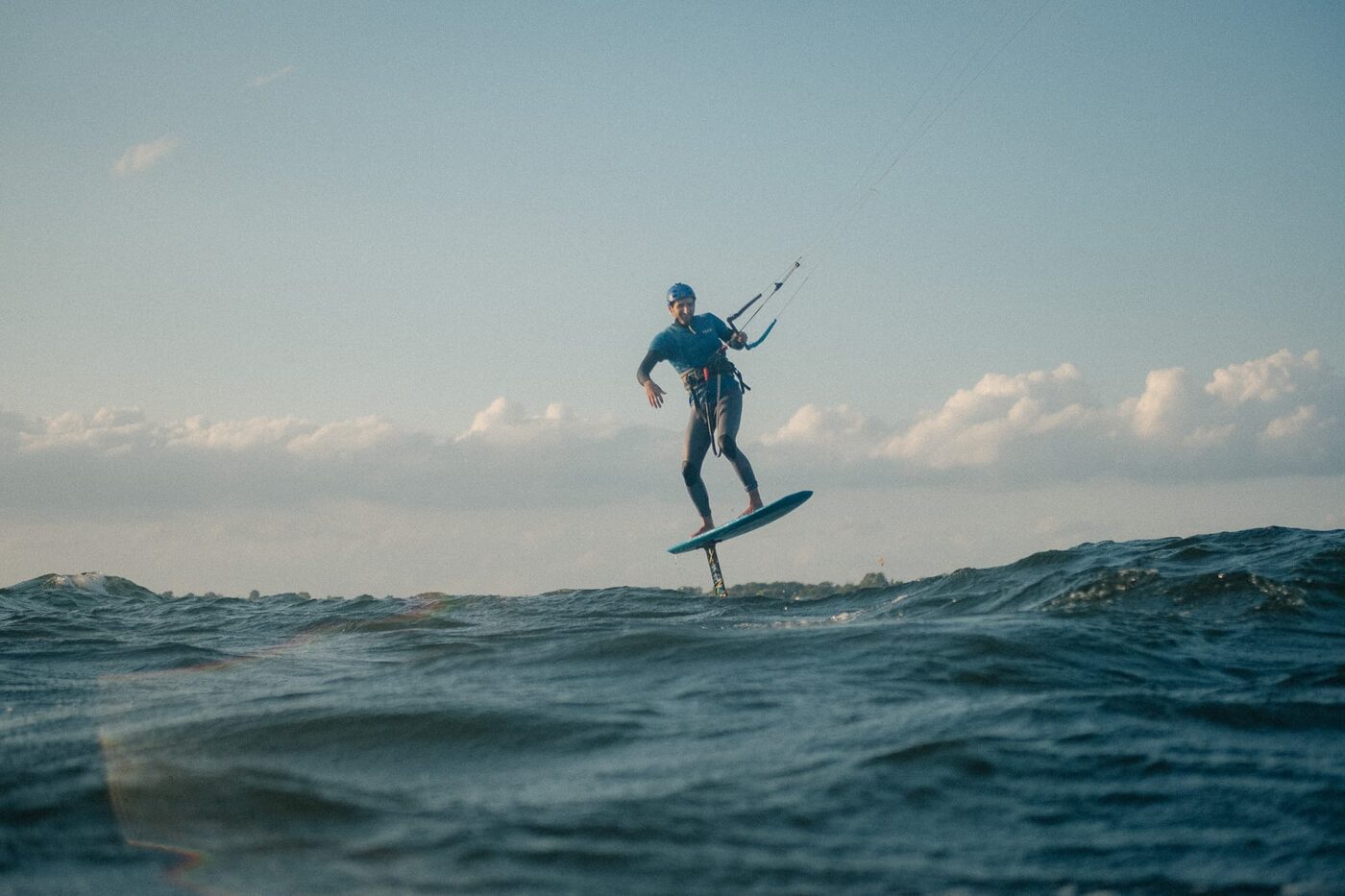 Kitefoil på Lomma strand